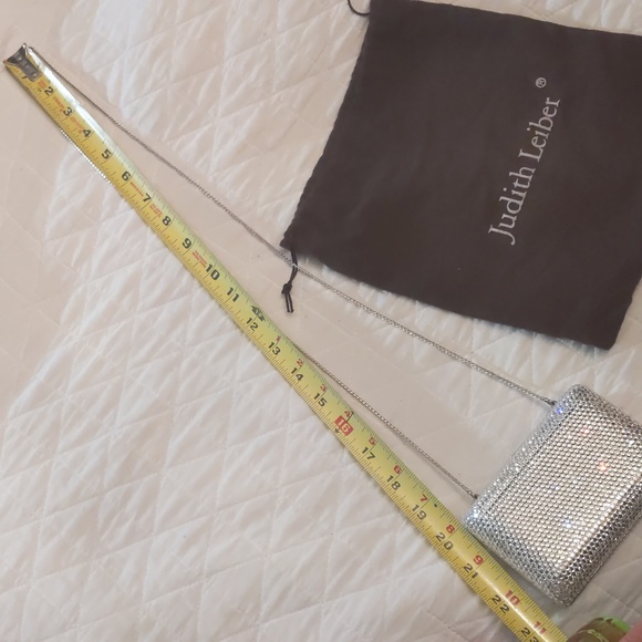 Euc Judith Leiber small sparkle evening clutch bag Vintage - Picture 12 of 15